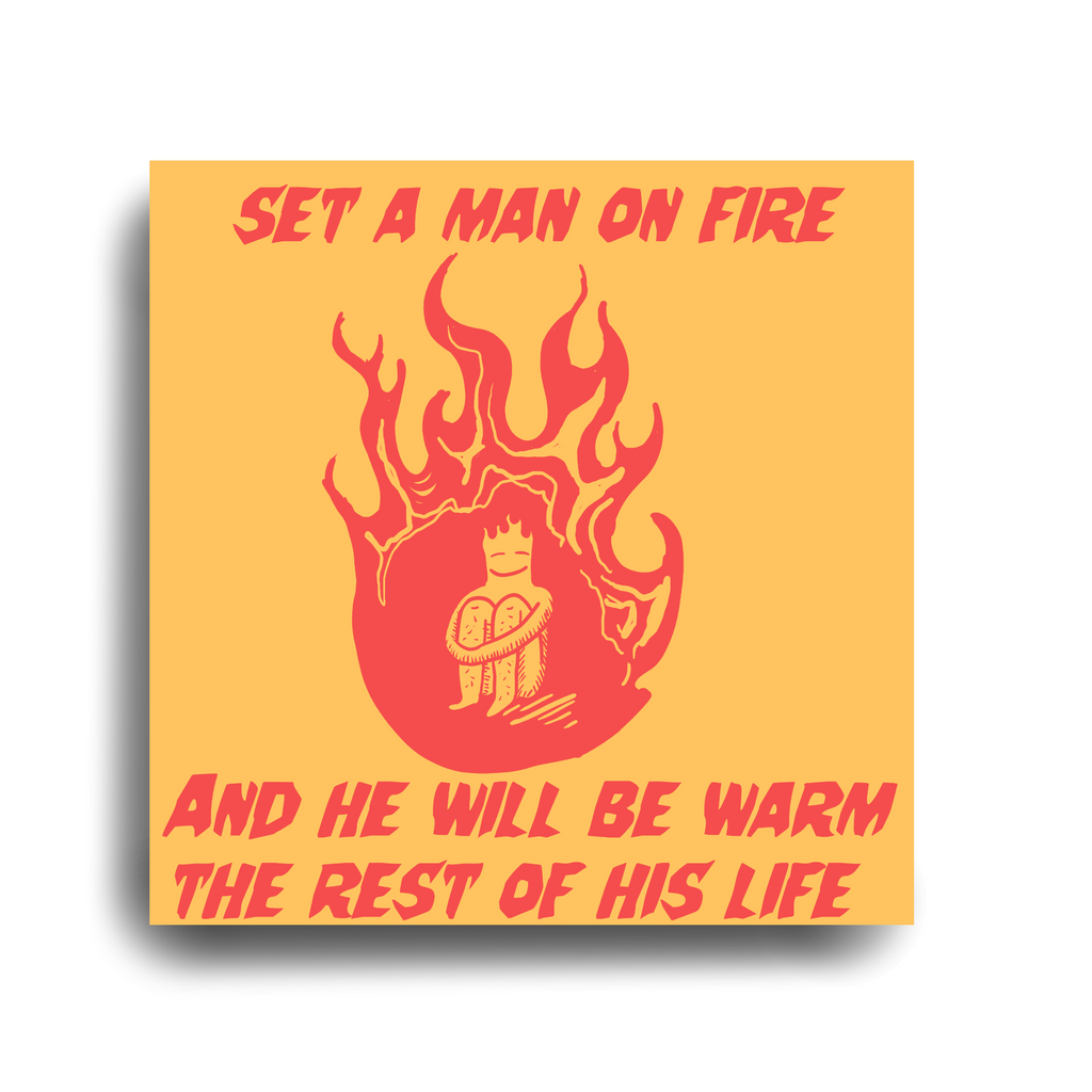 SET A MAN ON FIRE Poster