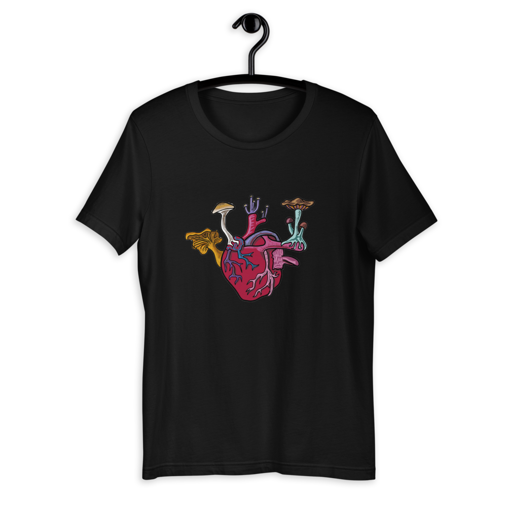 Mushroom Love T-Shirt - Pickled Ink Clothing