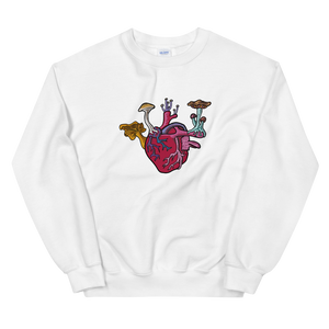 Mushroom Love Crew-Sweatshirt - Pickled Ink Clothing