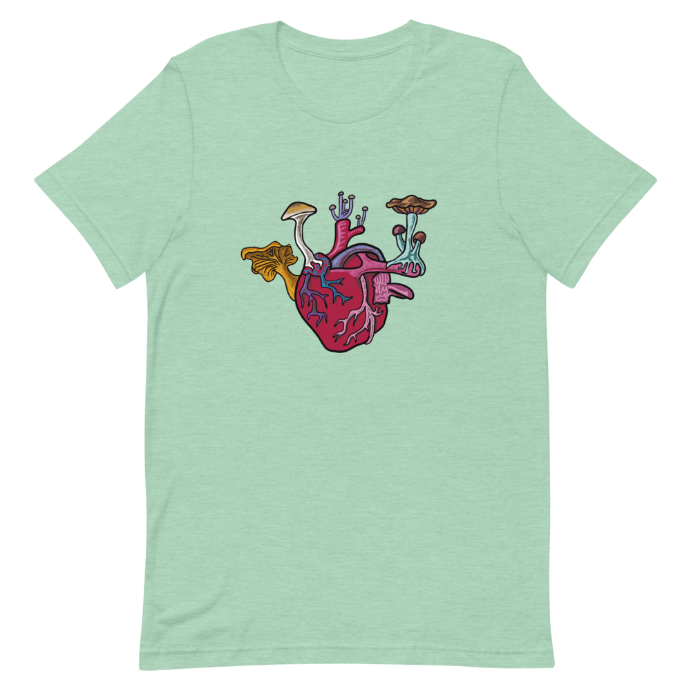 Mushroom Love T-Shirt - Pickled Ink Clothing