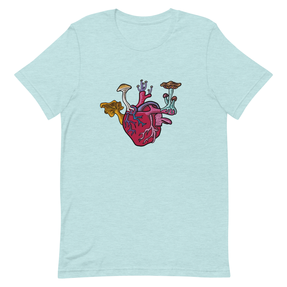 Mushroom Love T-Shirt - Pickled Ink Clothing