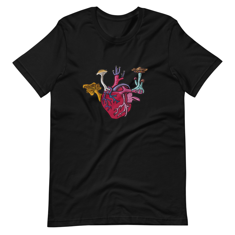 Mushroom Love T-Shirt - Pickled Ink Clothing