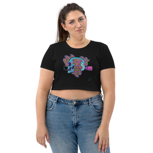 We Live to Die Crop Top