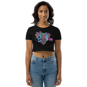 We Live to Die Crop Top