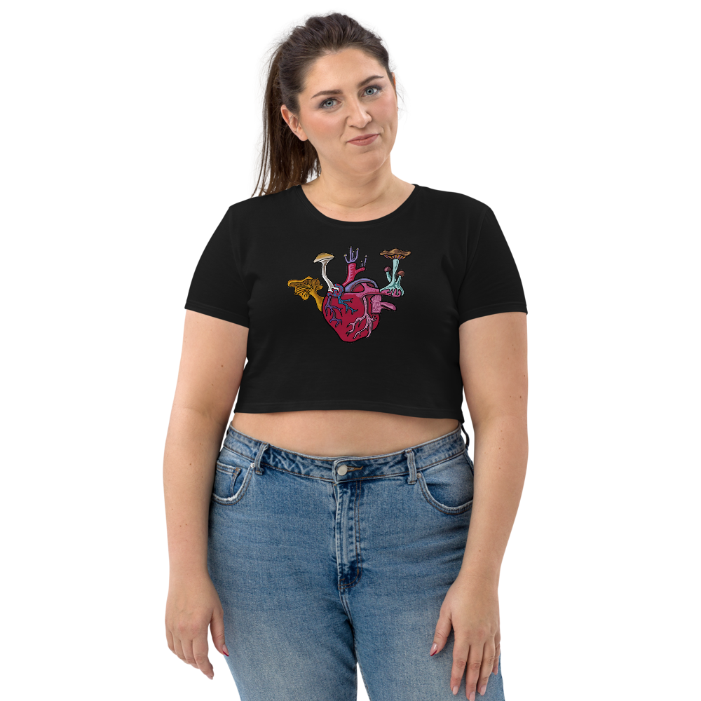 Mushroom Love Crop Top