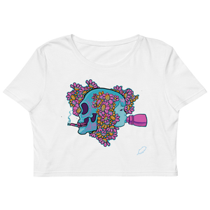 We Live to Die Crop Top