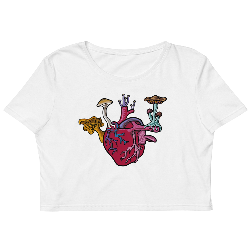 Mushroom Love Crop Top