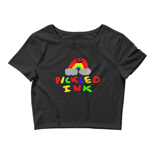 "Rainbow Vibes" Crop Top - Pickled Ink Clothing