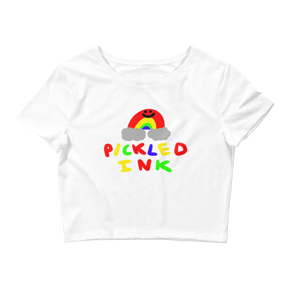 "Rainbow Vibes" Crop Top - Pickled Ink Clothing