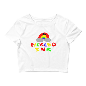 "Rainbow Vibes" Crop Top - Pickled Ink Clothing